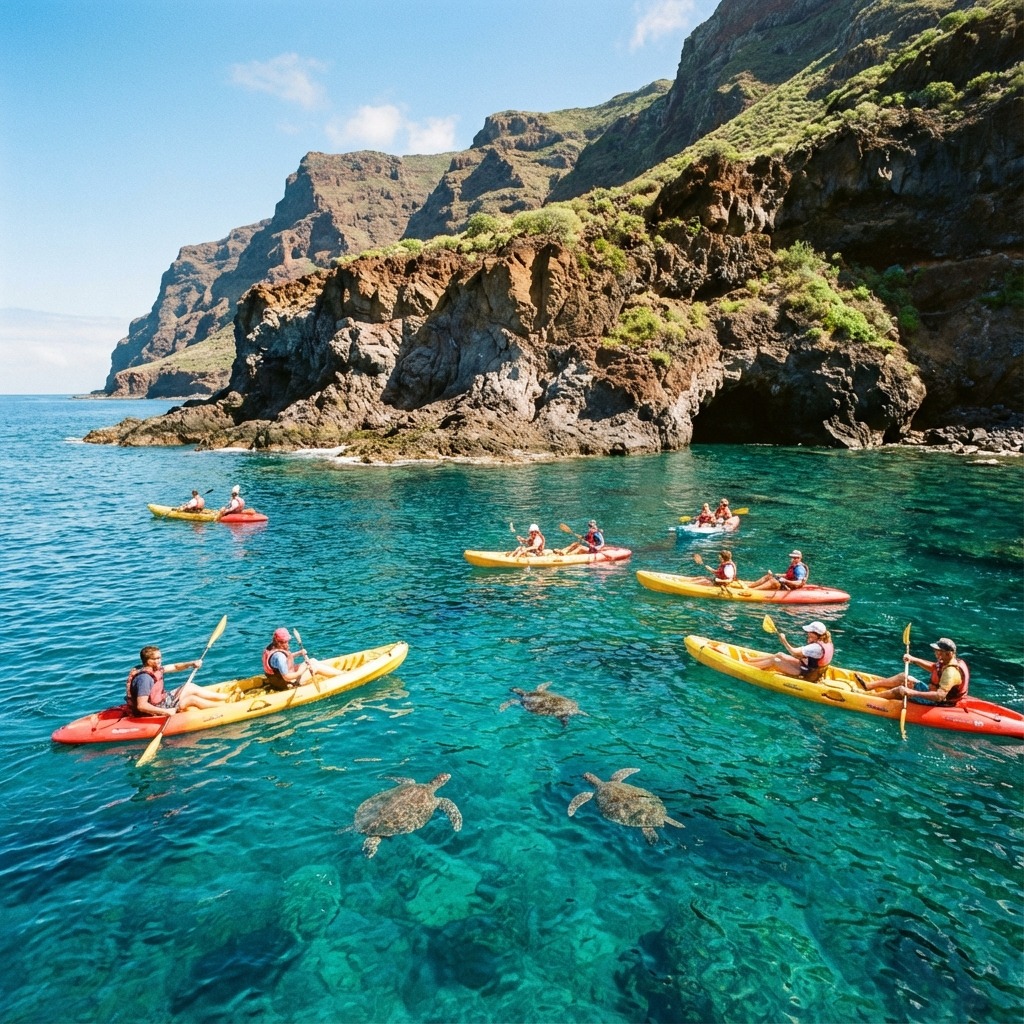 Snorkeling with Turtles